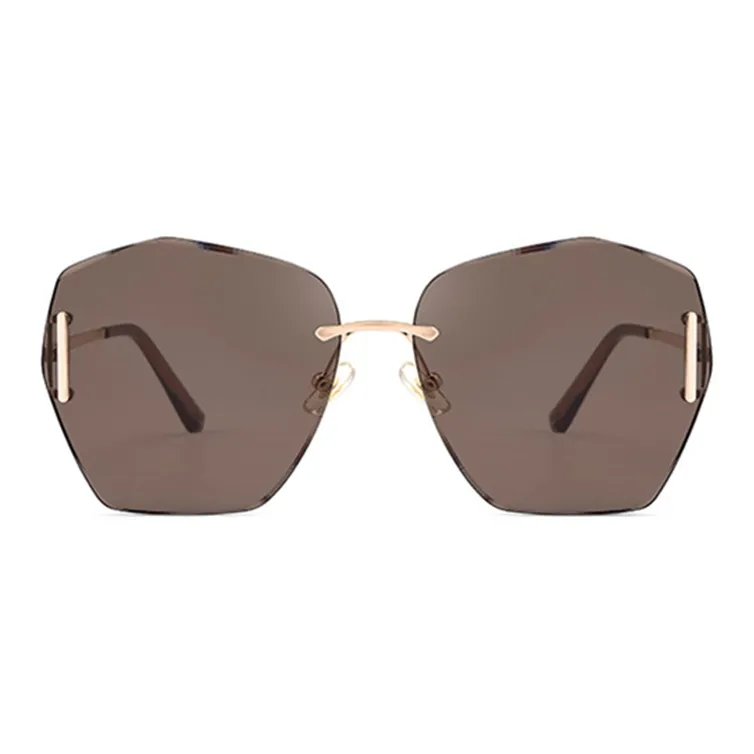 NOME Metal Irregular Shape Sunglasses Unisex-5