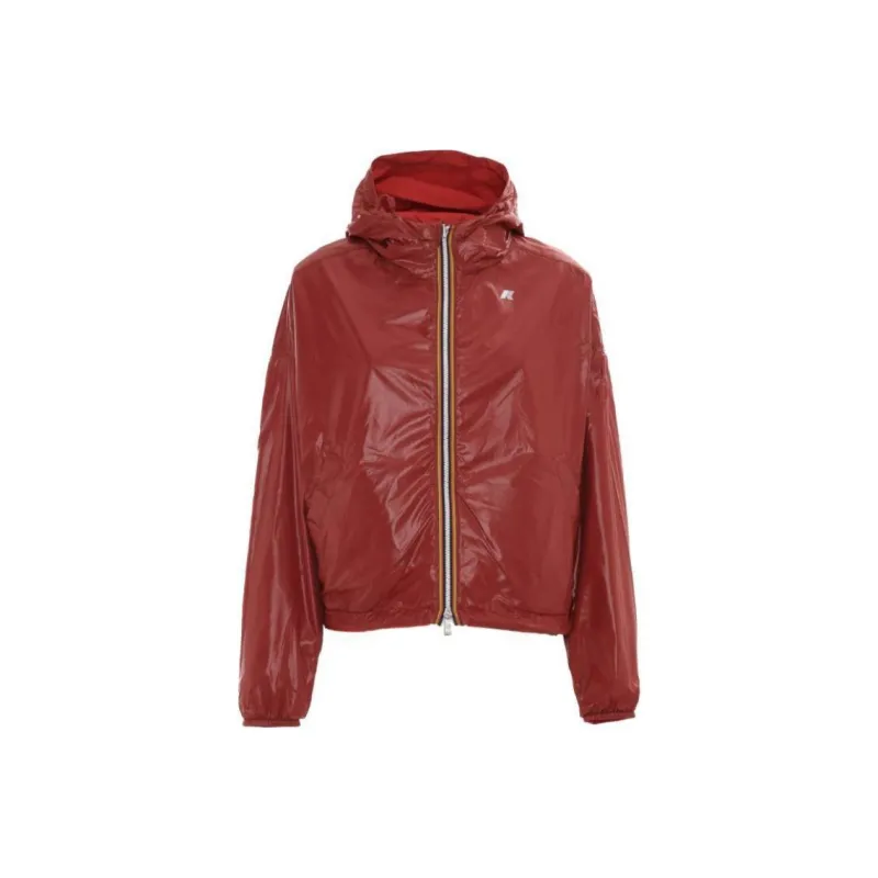 K WAY Jackets & Coats Women's Red-2