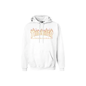 Thrasher Hooded Regular Sweatshirt Japan Version Unisex White