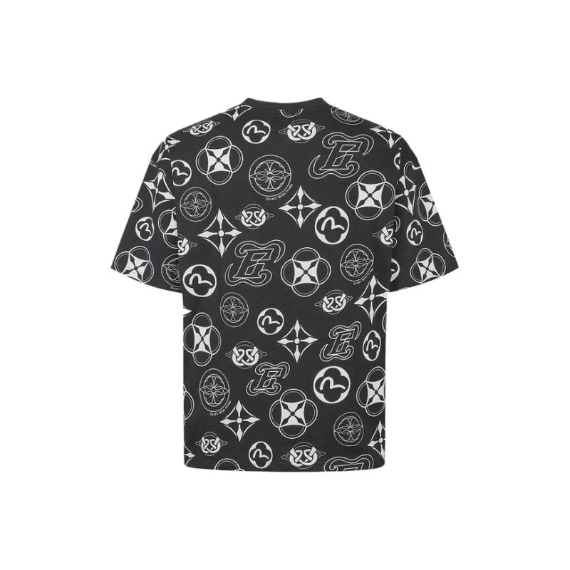 EVISU SS25 T Shirt Men's Charcoal Gray Full Floor-1