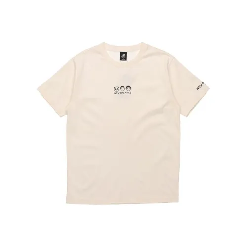 New Balance x Noritake Set in Sleeve T Shirt Unisex Ivory White