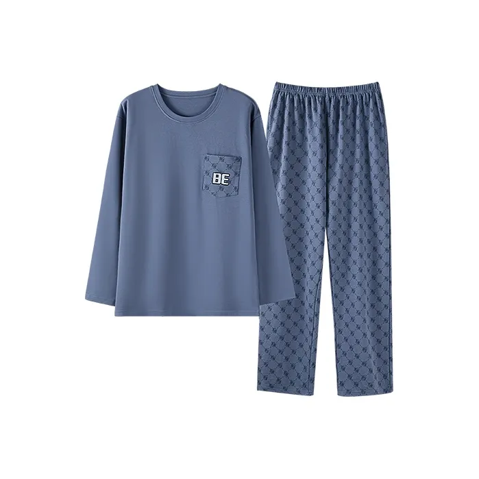 MIIOW Pajama Set Men's Sea Blue-0