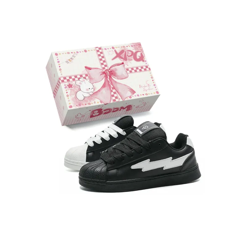XPQ Wrapping Wear Resistant And Non Slip Low Top Skateboard Shoes Unisex-25