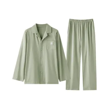 ZAO FU NIAO Pajama Set Men's Olive Green