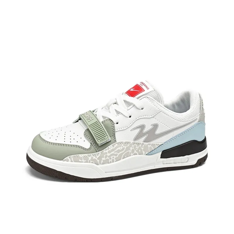 Binary Lightweight Wear Resistant And Slip Resistant Low Top Skateboard Shoes Men's-8