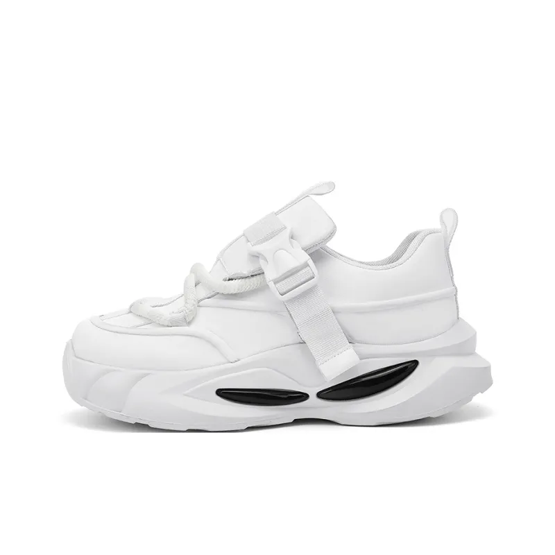 JKEM Cushioned Wear Resistant Height Increasing Low Top Chunky Sneakers Men's-6