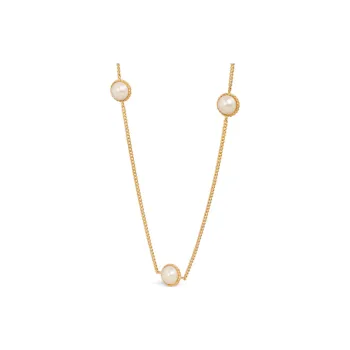 CELINE Brass Necklaces Women's Gold