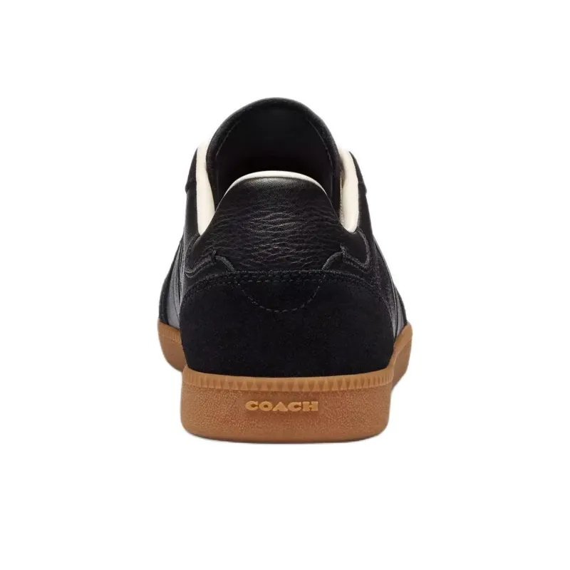 COACH Ellis Low Top Skateboard Shoes Women's Black-4