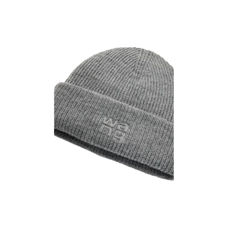 Alexander Wang Logo debossed Ribbed knit Beanie-2