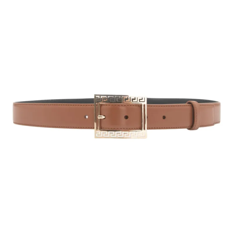 FANSIZHE Cow Leather Belts Men's Black 2.8CM-1