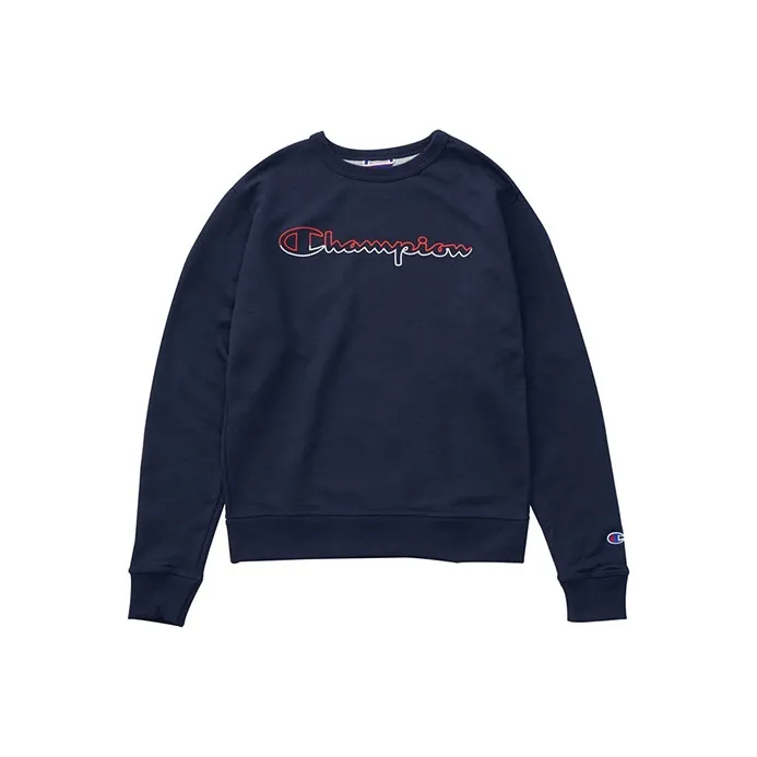 Champion Sweatshirt US Version Unisex Navy Blue-0
