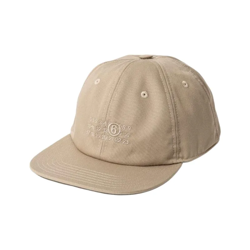MM6 Maison Margiela Logo Embroidered Baseball Cap-4
