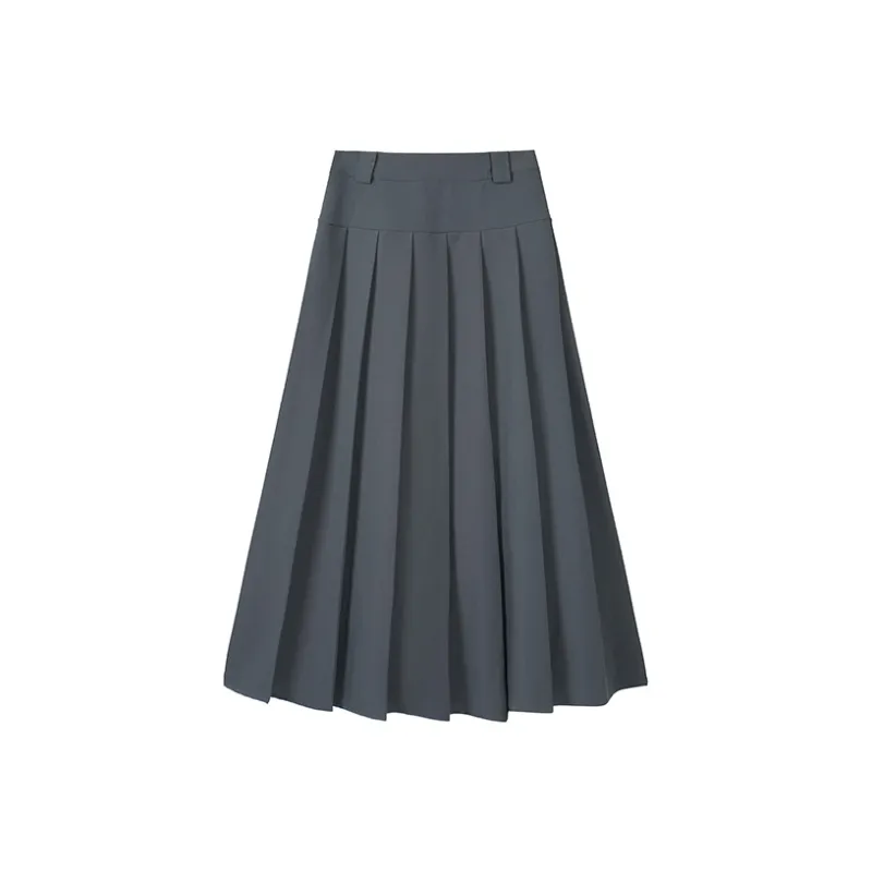 PAIN OR PLEASURE Casual Long Skirts Women's Gray-1