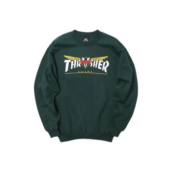 Thrasher Sweatshirt US Version Unisex Green