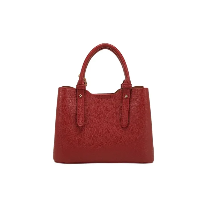 PAYOT Microfiber Synthetic Leather Handbag Women's Burgundy-2