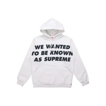 Supreme Known As Hooded Sweatshirt