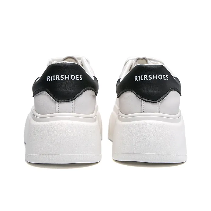 Than Than Me Low Top Skateboard Shoes Women's White Black-3