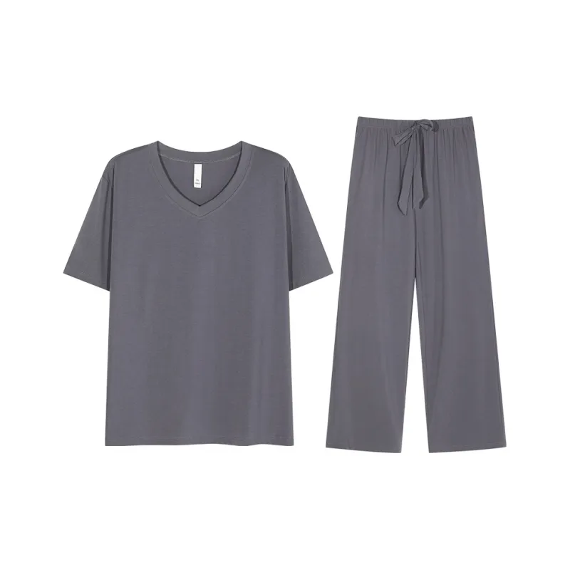 William Pajama Set Women's Gray-0