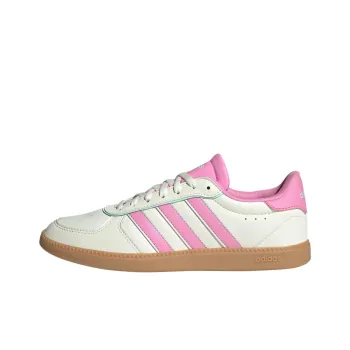 Adidas BREAKNET SLEEK Anti Slip Wear Resistant Low Top Skateboard Shoes Women's White Pink