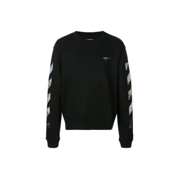 OFF WHITE Sweatshirt Regular Fit Men's Black