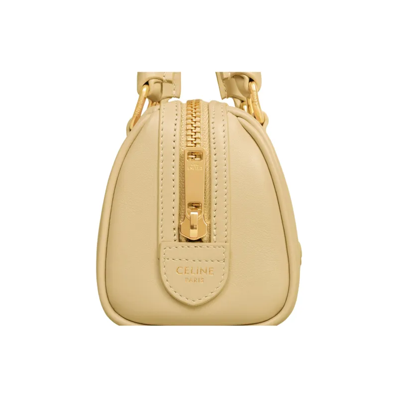 CELINE Calfskin Shoulder Bag, Crossbody Bag, Handbag Mini Women's Spring Yellow-2