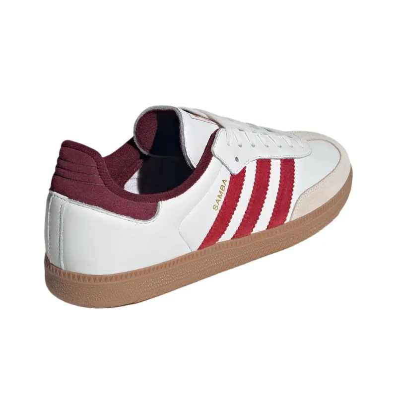 Adidas Samba Og White Better Scarlet Shadow Red-3