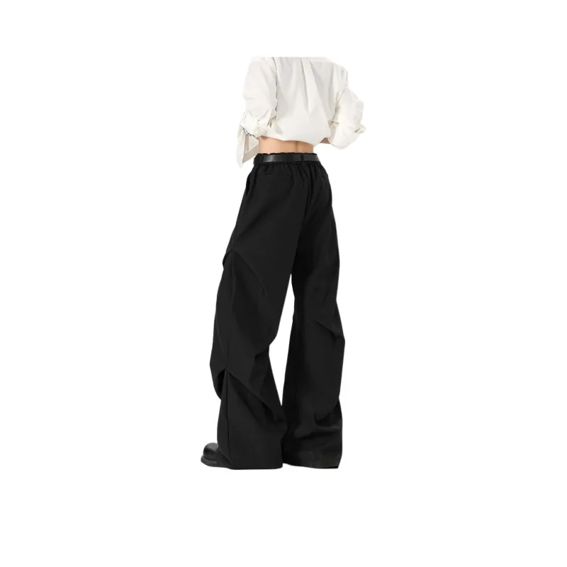 ROSECREED Casual Pants Unisex Black-1