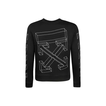 OFF WHITE Sweatshirt Men's Black