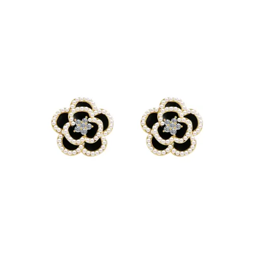 KEYS VIA Copper Alloy Stud Earrings Women's