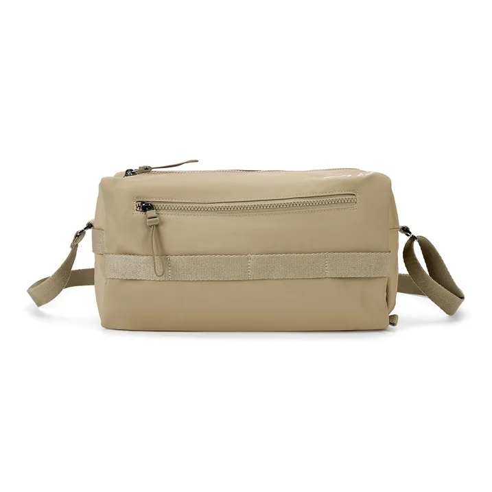 XTEP Fabric Crossbody Bag Unisex Khaki/Ecru-1