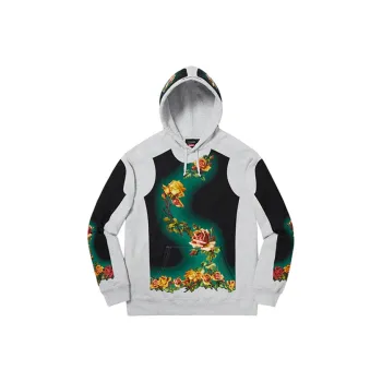 Supreme Jean Paul Gaultier Floral Print Hooded Sweatshirt