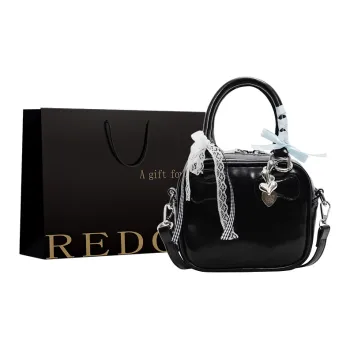 REDOO PU Handbag Women's Ecru/Black/Red/Blue/Pink