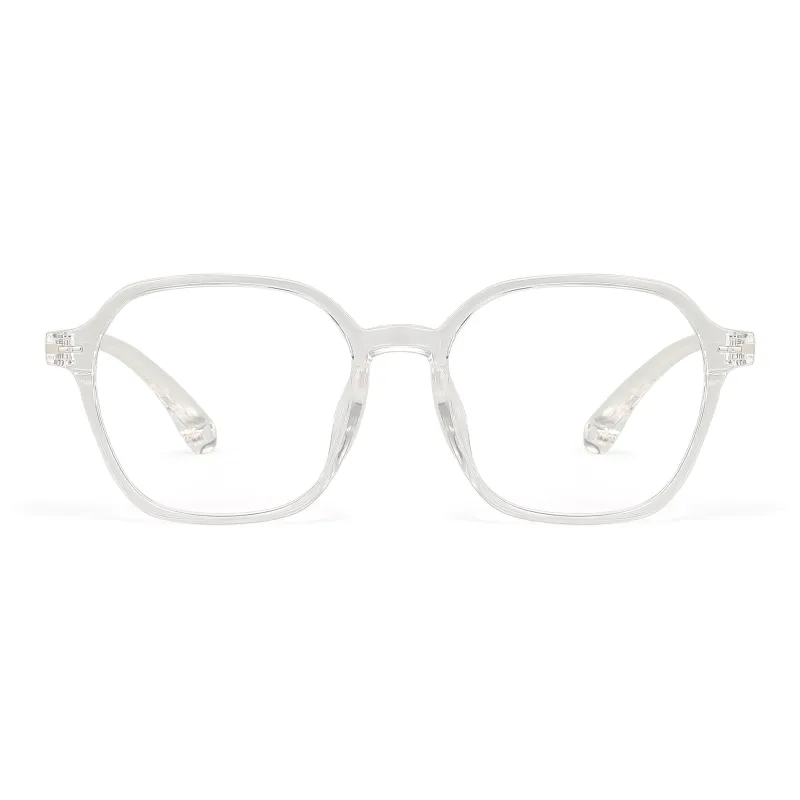 PULAIS TR/Memory Plastic Square Sunglasses Unisex Tea Brown-1
