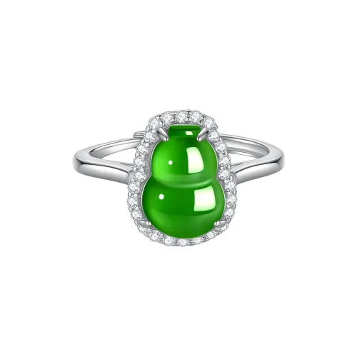Princess Cui Hetian Jade Rings Jasper Women's