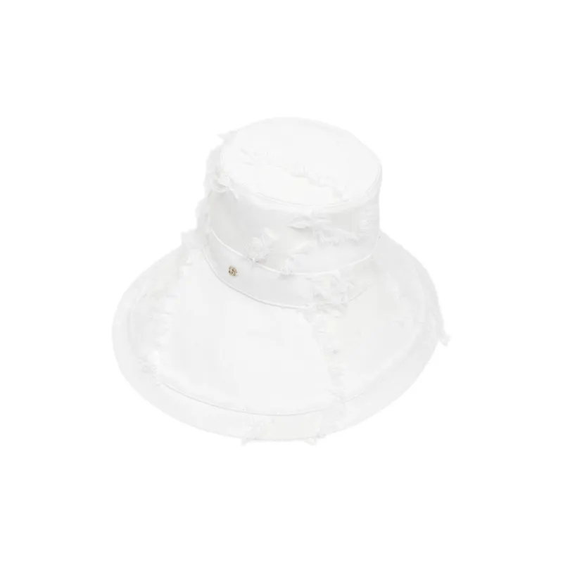 GUCCI Viscose Bucket Hats Women's White-1