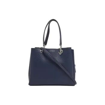 EMPORIO ARMANI PVC One Shoulder Handbag Women's Marine Blue