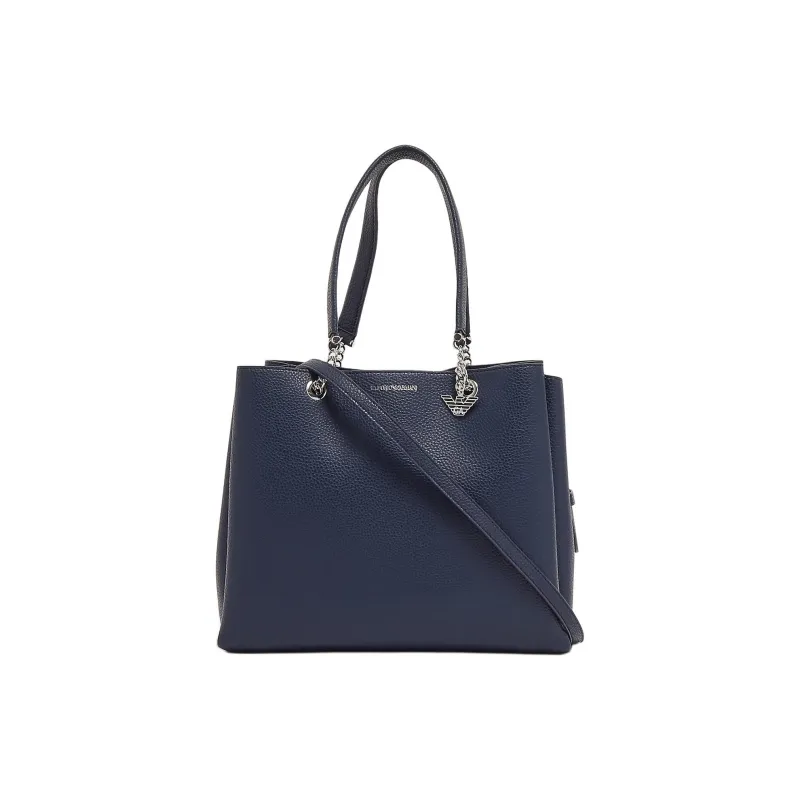 EMPORIO ARMANI PVC One Shoulder Handbag Women's Marine Blue-0