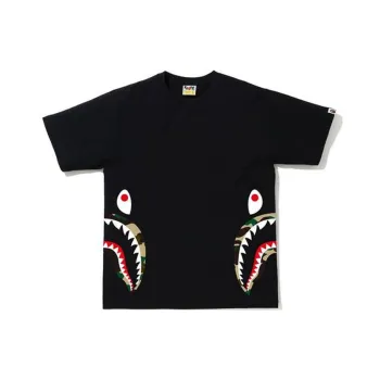 A BATHING APE Gradation Side Shark Tee