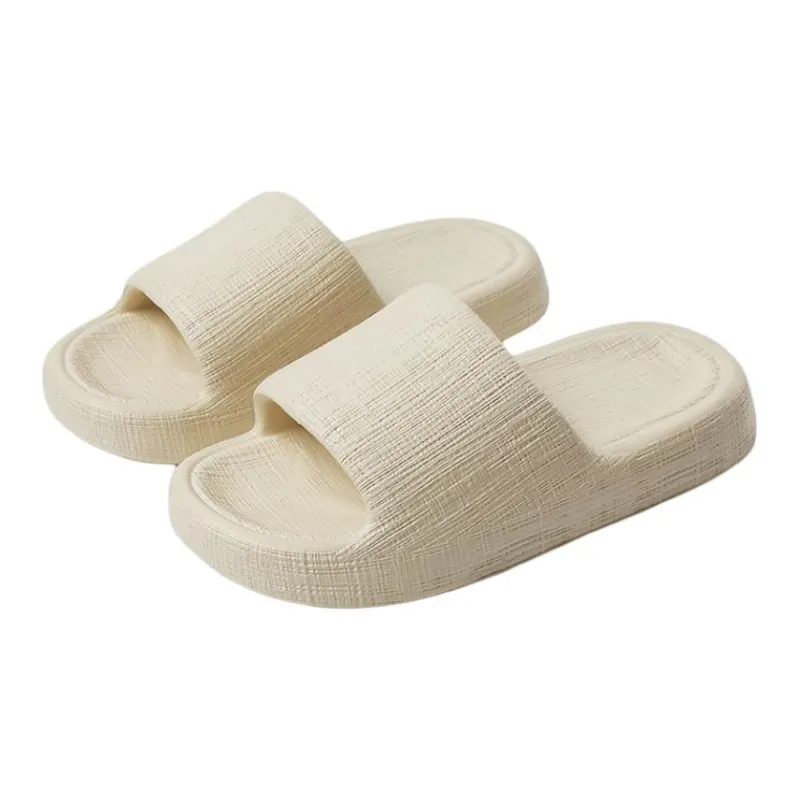 Lymia EVA Slippers Slip Resistant Squashy And Bouncy Feeling Home Slippers Home Bathroom Bathing Slide Slipper Summer-2