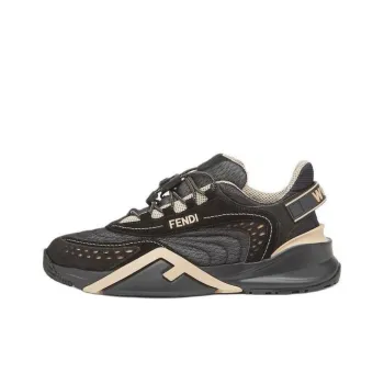 FENDI Flow Low Top Casual Shoes Women's Black