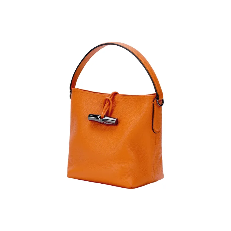LONGCHAMP Roseau Top Handle Bucket Tote Bag-1