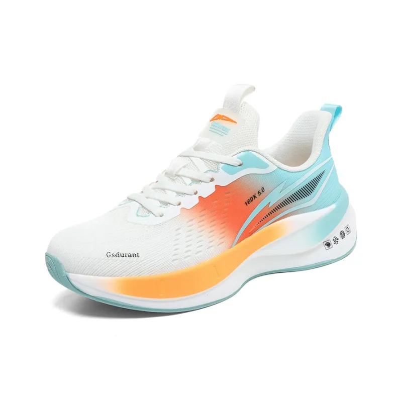 Gaius Durant Cushioning, Abrasion Resistant, Slip Resistant Low Top Supercritical Running Shoes Unisex Green Orange-1