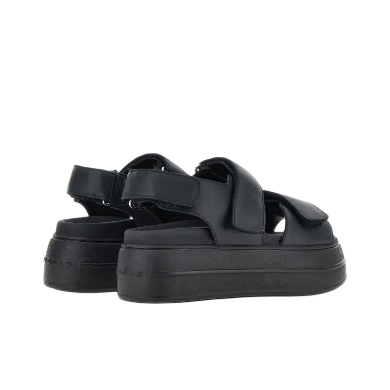 HOGAN Straped Round Toe Sandals Women's-2