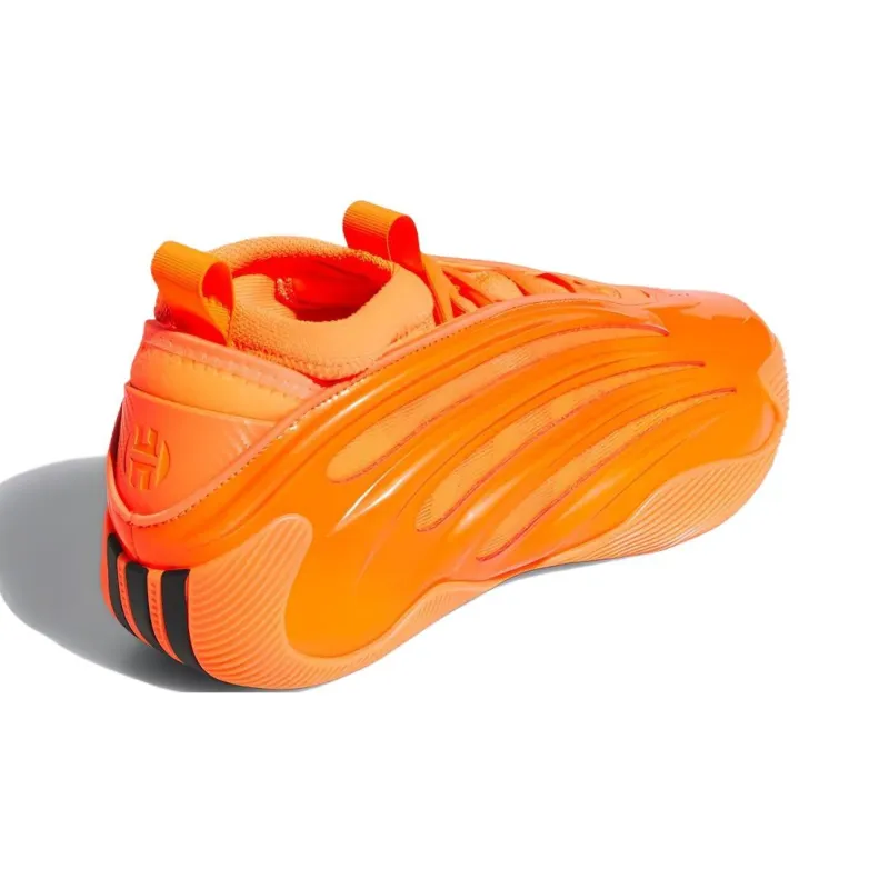 Adidas Harden Vol.9 Anti-Slip Wear-Resistant Low-Top Basketball Shoes Men's Orange-3