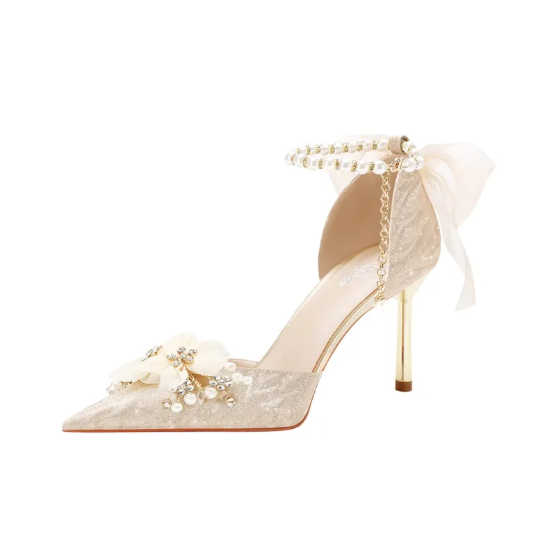 WEISHIBANGWEI Slim Heel High Heels Women's-6
