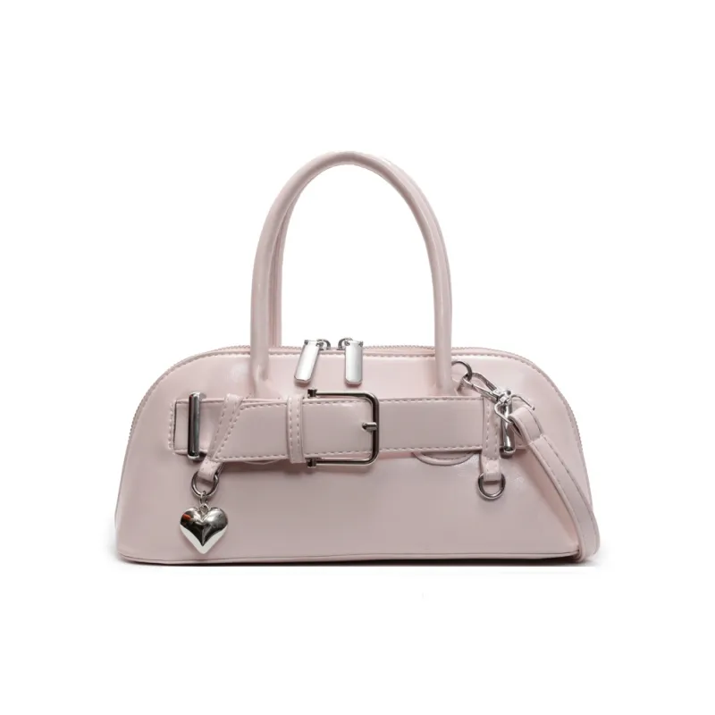 Yalu PU Shoulder Bag, Crossbody Bag, Handbag Women's Black/Ecru/Silver/Pink/Green/Blue-22