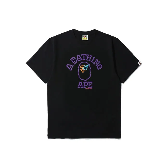 Bape Neon Sign College Tee-1