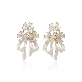 WAW Gold Plated Copper Earrings Women's