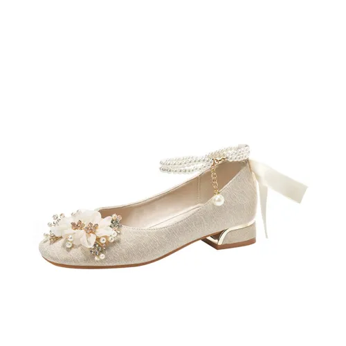 KATHRYN WILSON Casual Single Shoes 3cm Women's Apricot