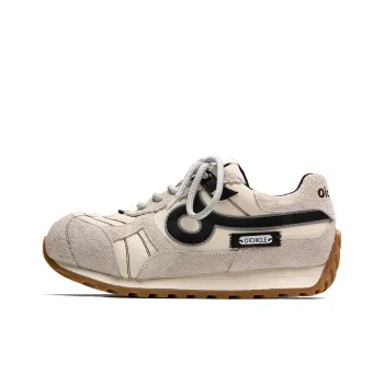 OICIRCLE Slip Resistant Low Top Casual Shoes Women's Ecru